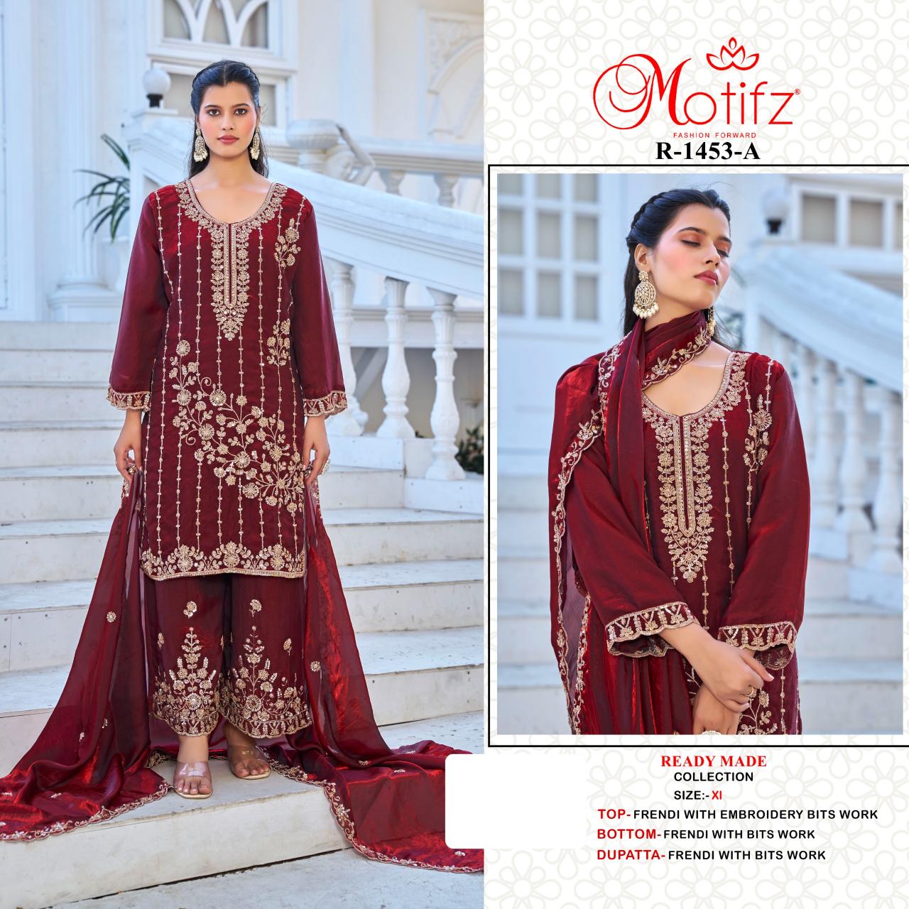 Motifz 1453 catalog pakistani suits wholesale in delhi
