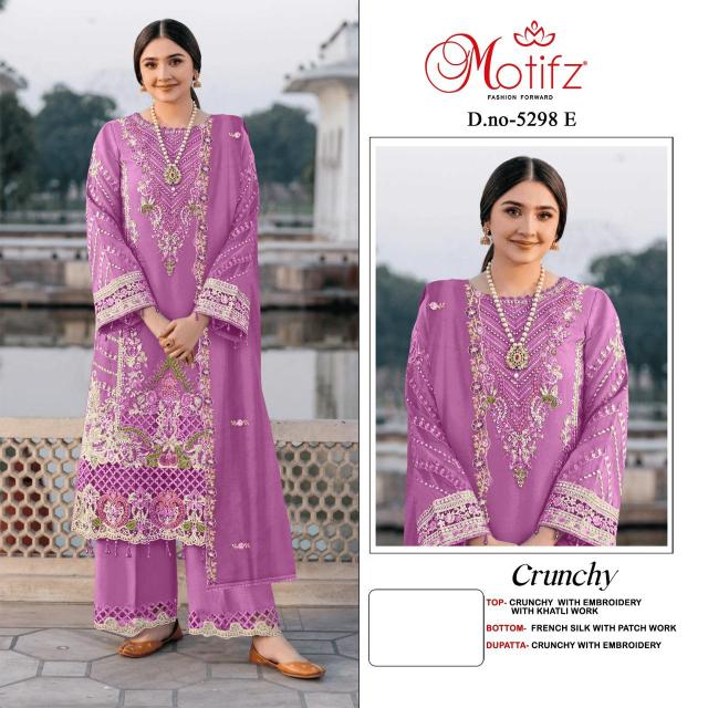 Motifz 5298 catalog unstitched salwar kameez wholesale pakistan