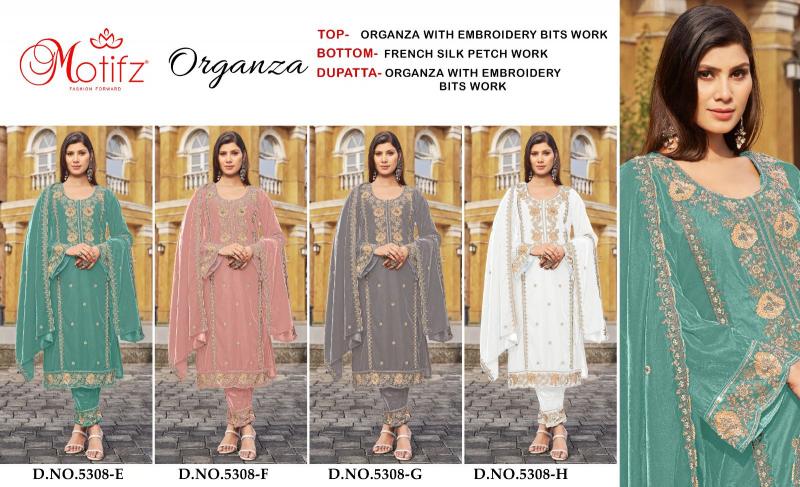 Motifz 5308 catalog pakistani suits wholesalers in mumbai