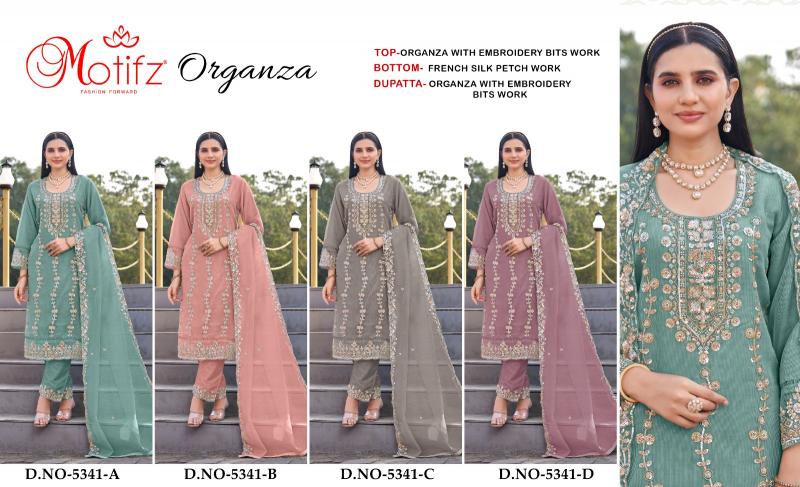 Motifz 5341 catalog pakistani suits wholesaler in india
