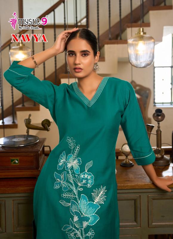 Mystic 9 Navya vol 1 catalog co ord dress set