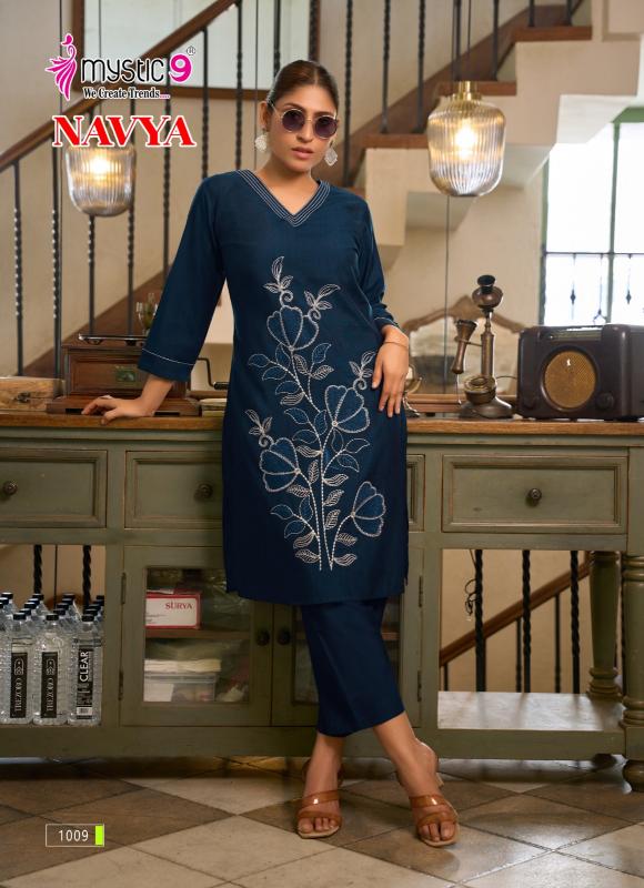 Mystic 9 Navya vol 1 catalog co ord dress set