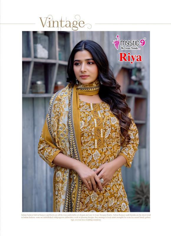 Mystic 9 Riya vol 1 catalog wholesale kurtis website