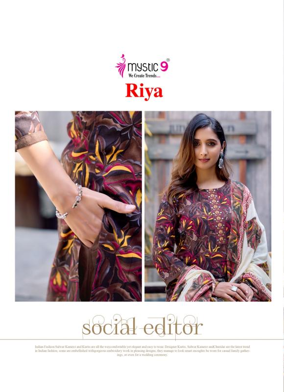 Mystic 9 Riya vol 1 catalog wholesale kurtis website