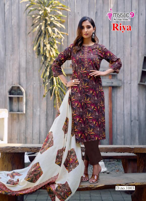 Mystic 9 Riya vol 1 catalog wholesale kurtis website