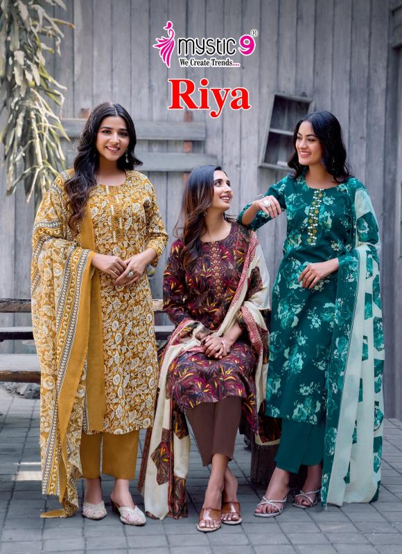 Mystic 9 Riya vol 1 catalog wholesale kurtis website