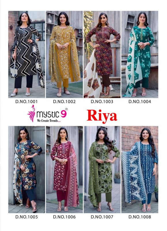 Mystic 9 Riya vol 1 catalog wholesale kurtis website