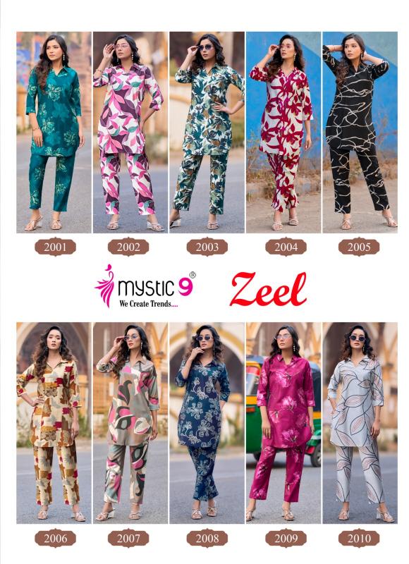 Mystic 9 Zeel vol 2 catalog co ord set modest