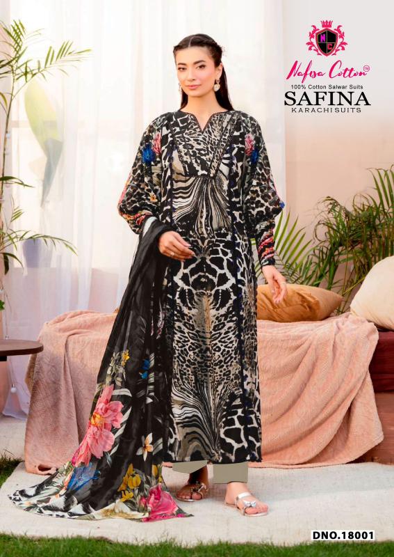 Nafisa Safina Vol-18 – Karachi Dress Material - Wholesale Catalog