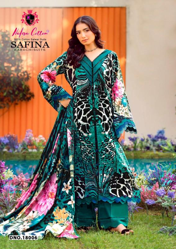 Nafisa Safina Vol-18 – Karachi Dress Material - Wholesale Catalog