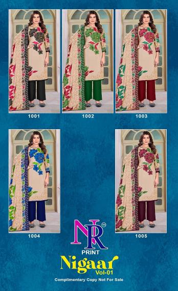 Nr Nemi Nigaar Vol-1 – Dress Material - Wholesale Catalog