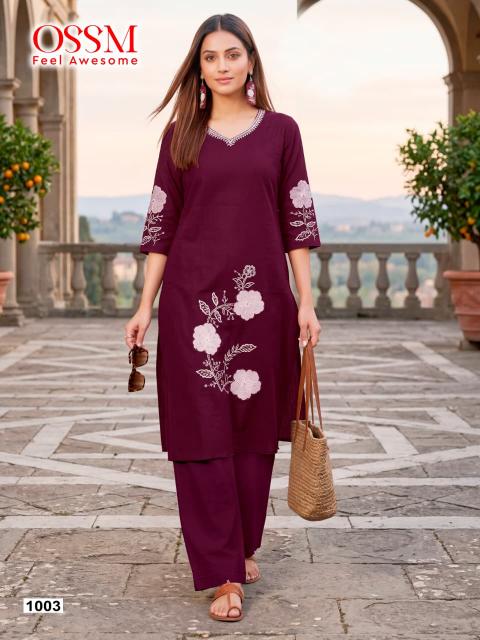 Ossm Summer Style catalog co ord set wholesaler in rate