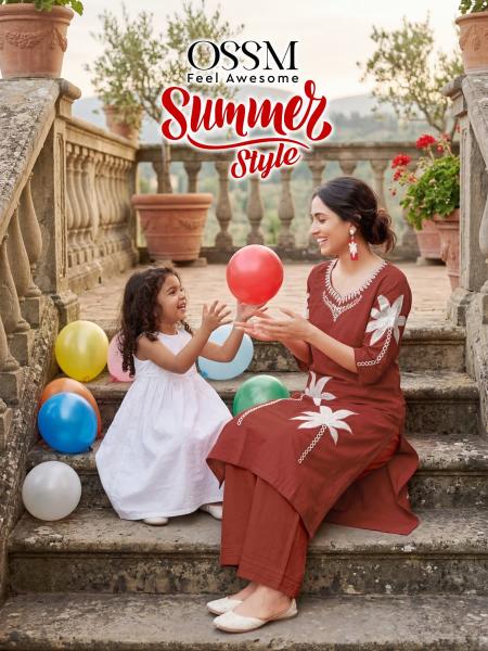 Ossm Summer Style catalog co ord set wholesaler in rate