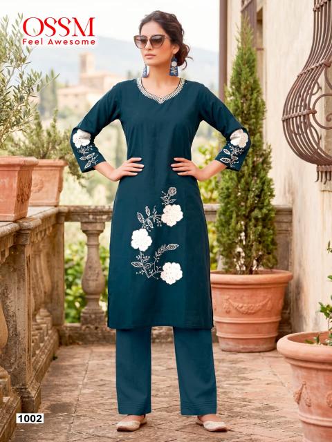 Ossm Summer Style catalog co ord set wholesaler in rate