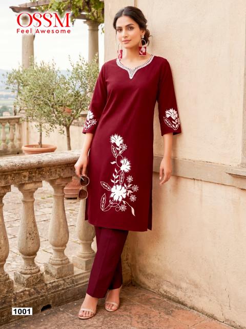 Ossm Summer Style catalog co ord set wholesaler in rate