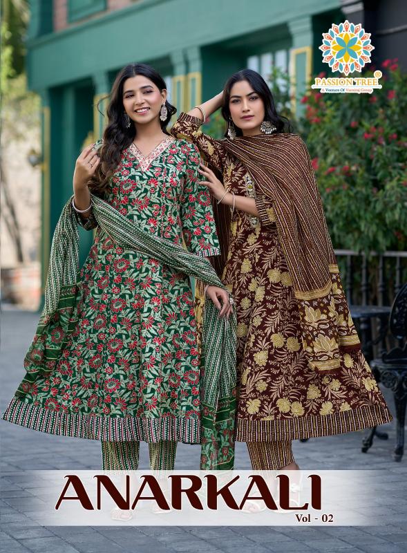 Passion Tree Anarkali vol 2 catalog branded kurtis wholesale in ahmedabad