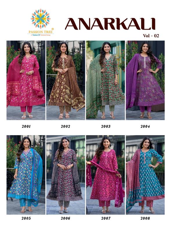 Passion Tree Anarkali vol 2 catalog branded kurtis wholesale in ahmedabad