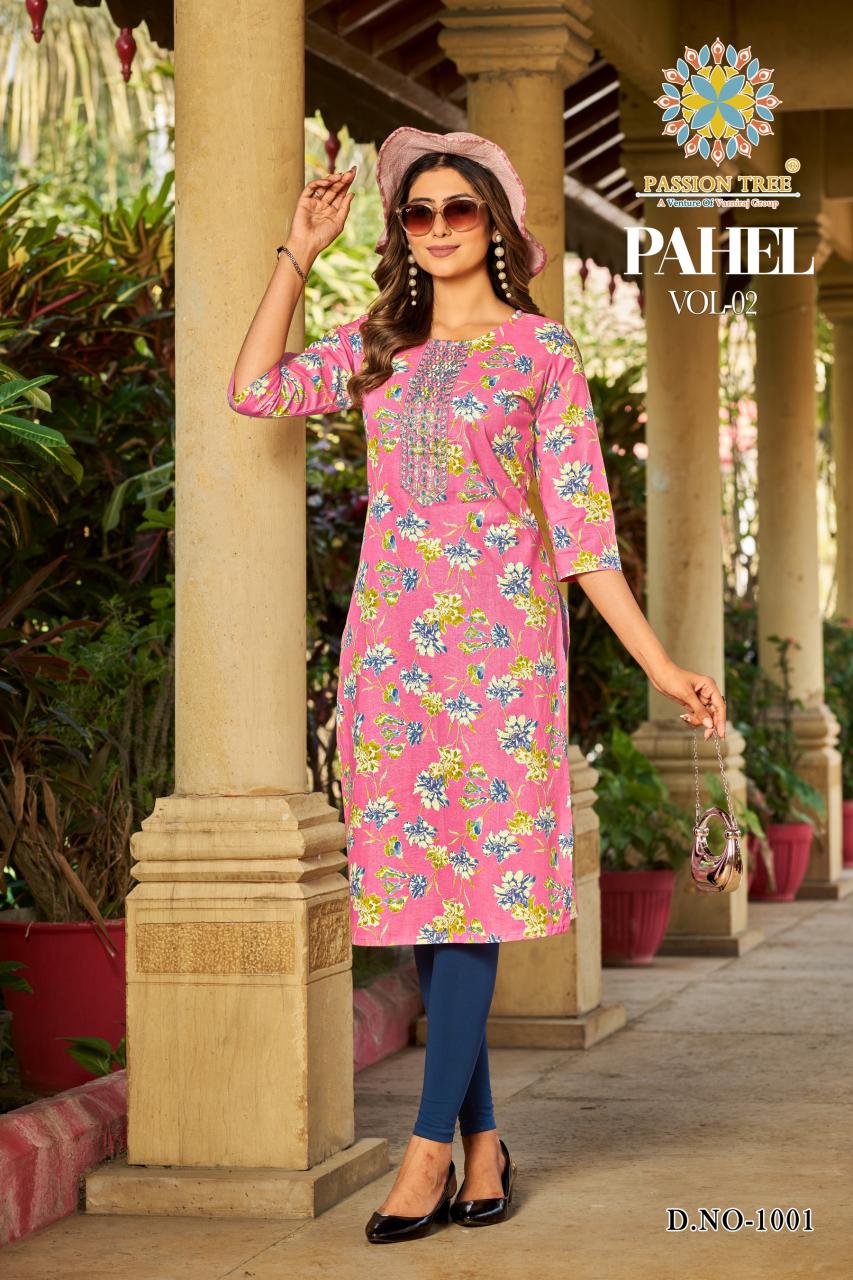 Passion Tree Pahel vol 2 catalog da kurtis wholesale