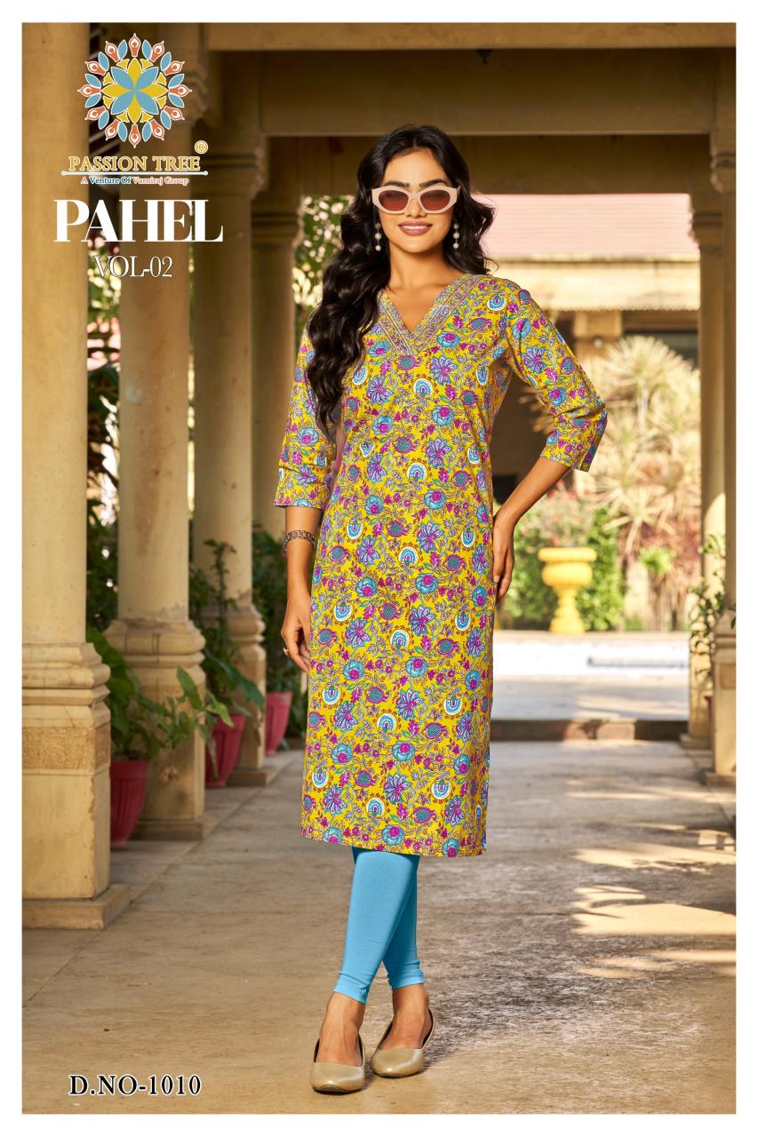 Passion Tree Pahel vol 2 catalog da kurtis wholesale