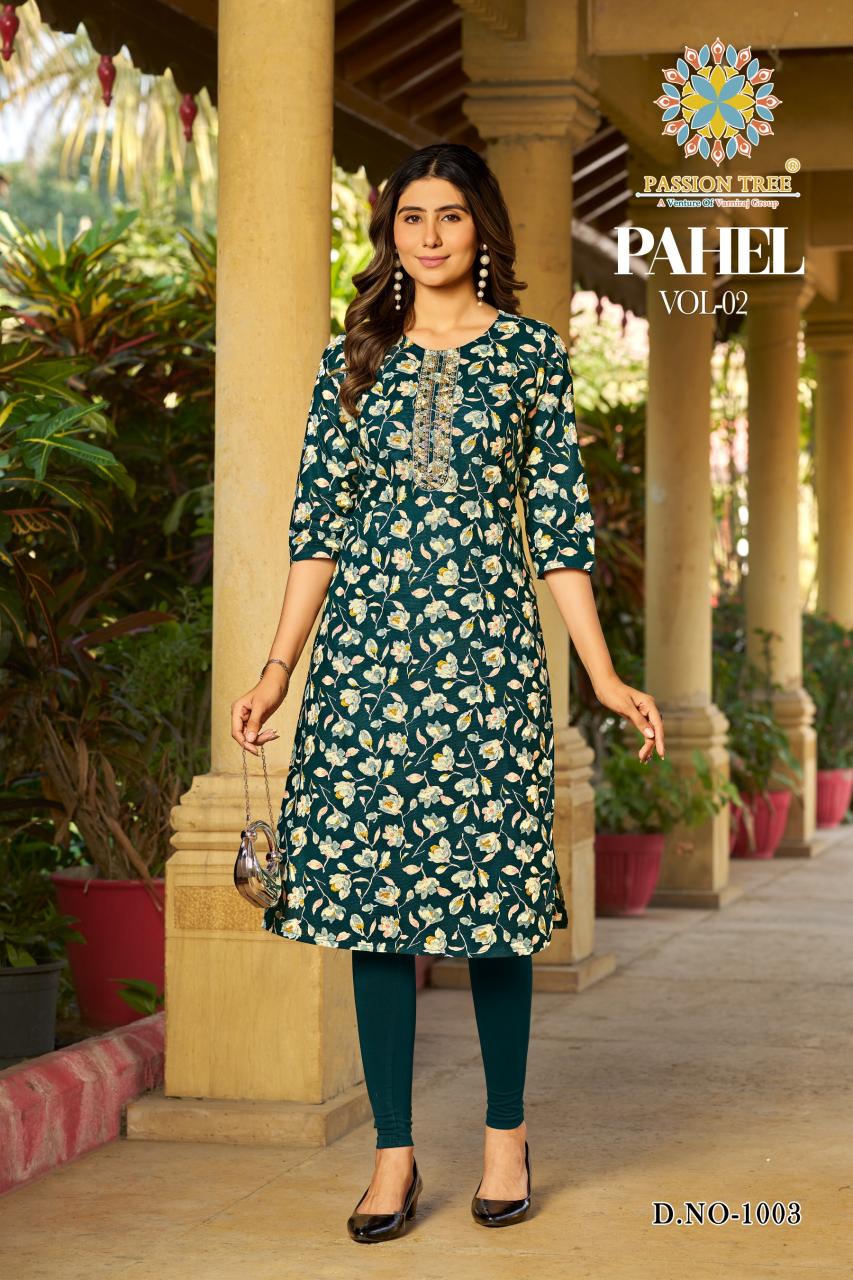 Passion Tree Pahel vol 2 catalog da kurtis wholesale