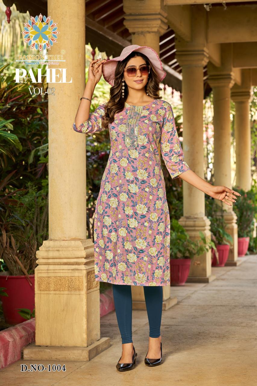 Passion Tree Pahel vol 2 catalog da kurtis wholesale