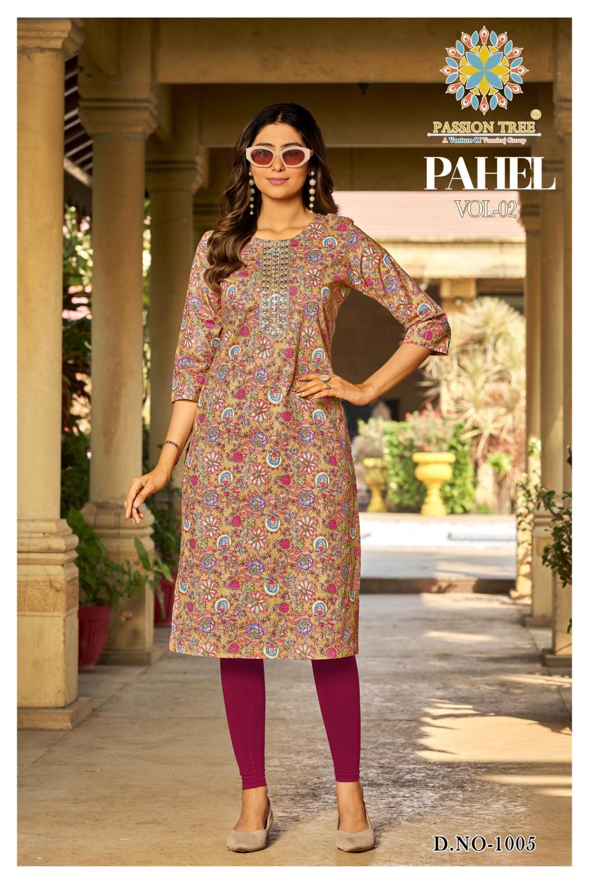 Passion Tree Pahel vol 2 catalog da kurtis wholesale