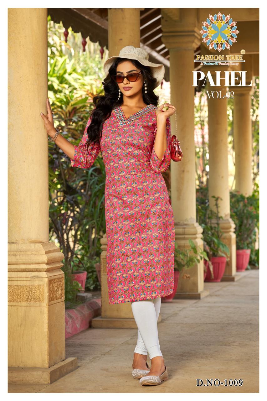 Passion Tree Pahel vol 2 catalog da kurtis wholesale