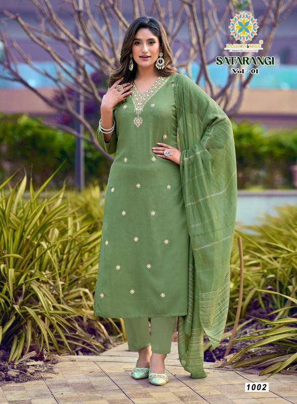 Passion Tree Satarangi vol 1 Catalog best place to buy kurtis for wholesale price