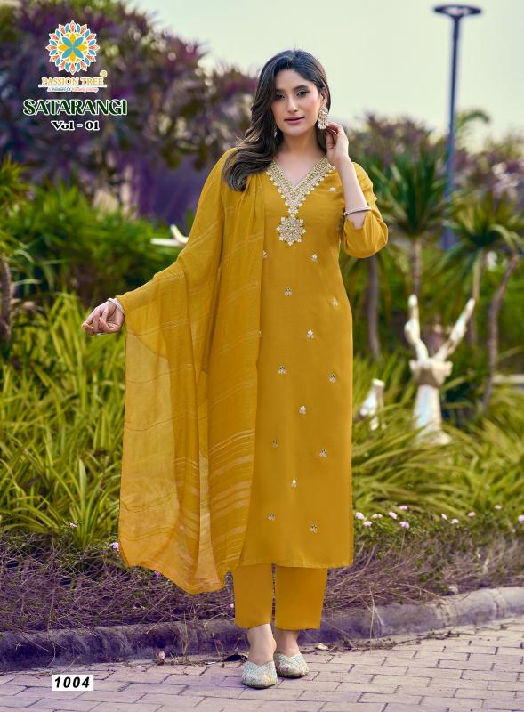 Passion Tree Satarangi vol 1 Catalog best place to buy kurtis for wholesale price