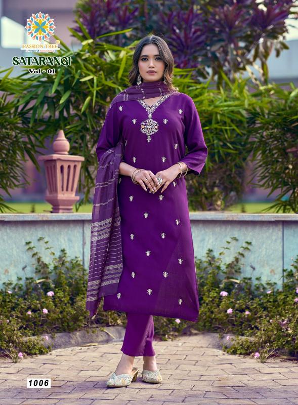 Passion Tree Satarangi vol 1 Catalog best place to buy kurtis for wholesale price