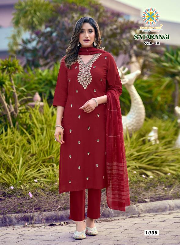 Passion Tree Satarangi vol 1 Catalog best place to buy kurtis for wholesale price
