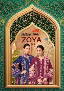 Patidar Zoya Vol-5 – Dress Material - Wholesale Catalog
