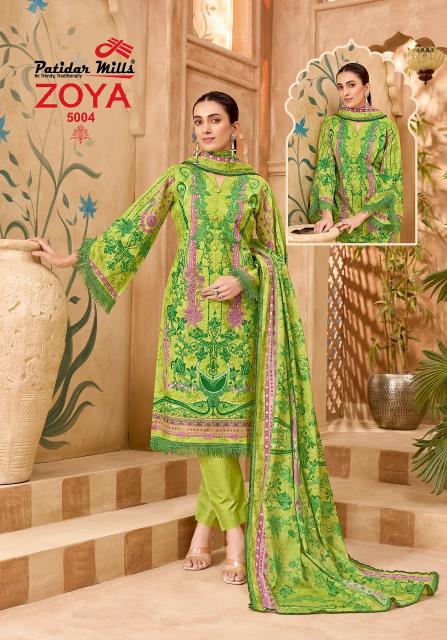 Patidar Zoya Vol-5 – Dress Material - Wholesale Catalog