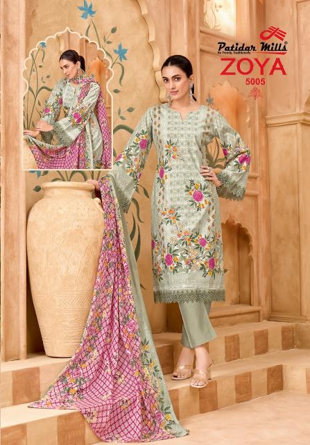 Patidar Zoya Vol-5 – Dress Material - Wholesale Catalog