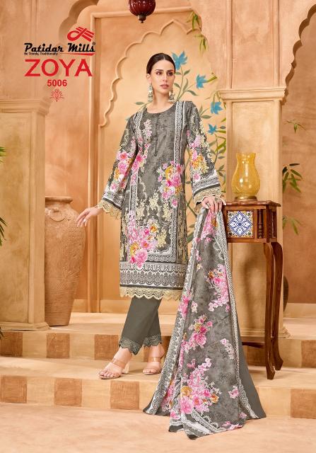 Patidar Zoya Vol-5 – Dress Material - Wholesale Catalog