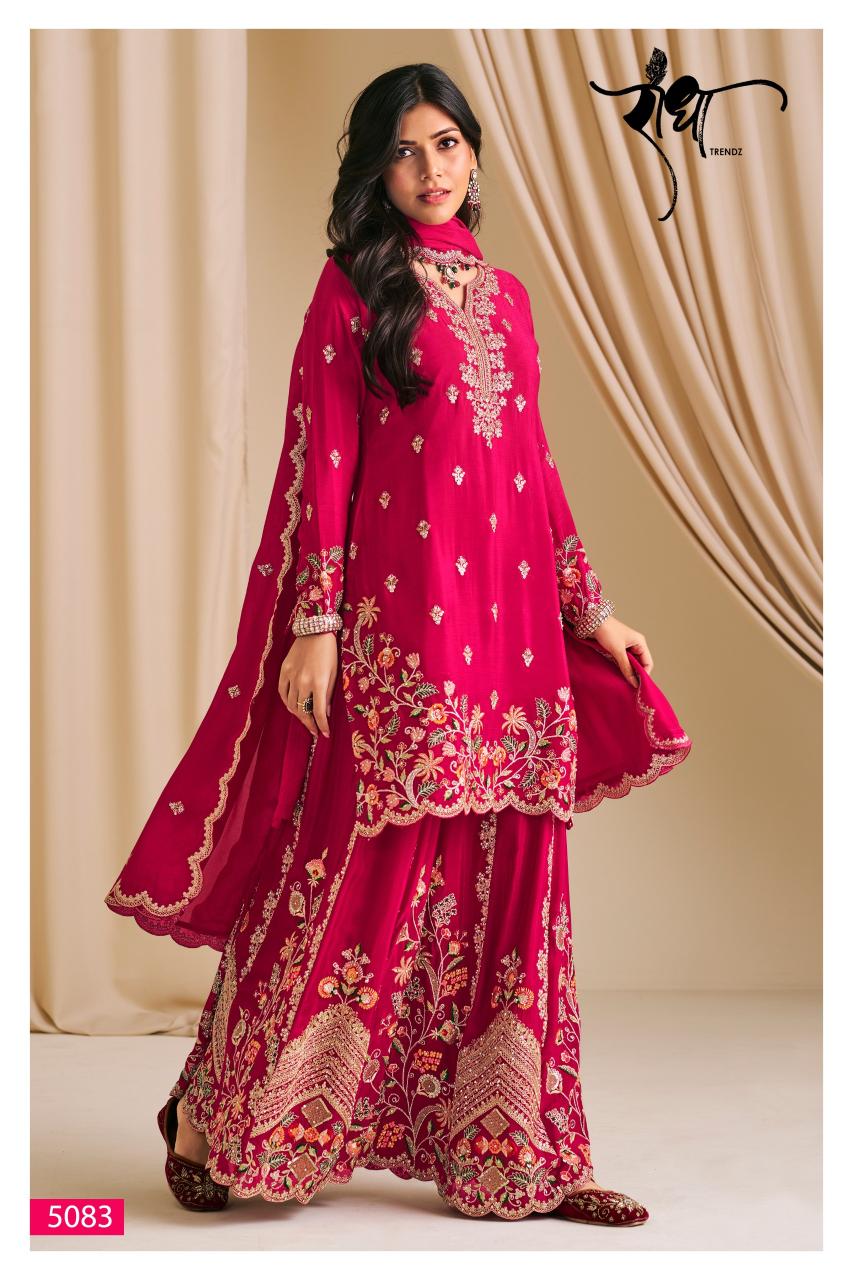 Radha Trendz Karwa catalog designer salwar kameez wholesalers india