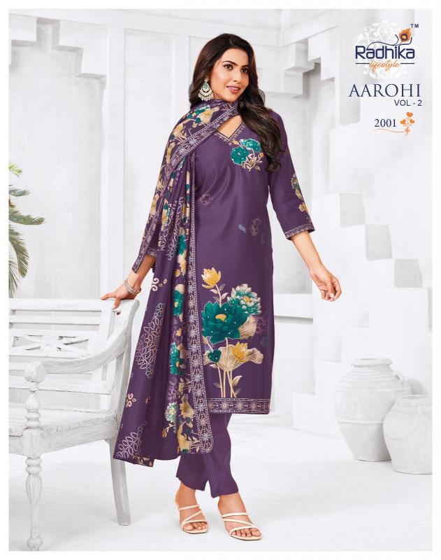 Radhika Lifestyle Aarohi vol 2 catalog wholesale kurtis in madina hyderabad