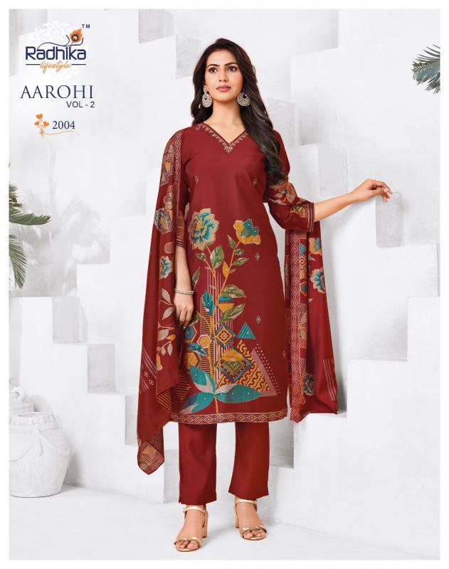 Radhika Lifestyle Aarohi vol 2 catalog wholesale kurtis in madina hyderabad