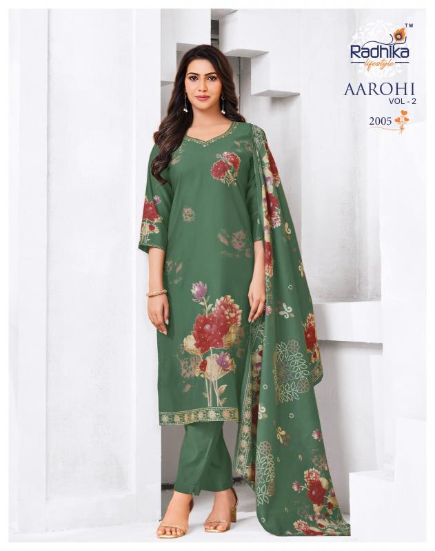 Radhika Lifestyle Aarohi vol 2 catalog wholesale kurtis in madina hyderabad