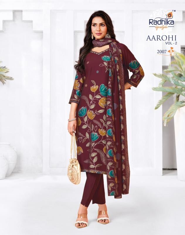 Radhika Lifestyle Aarohi vol 2 catalog wholesale kurtis in madina hyderabad