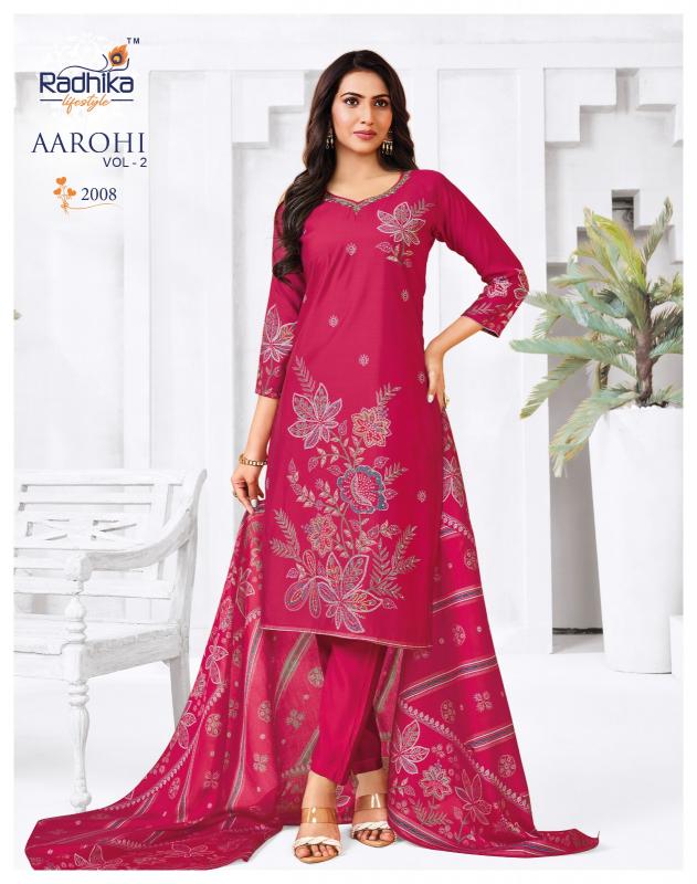 Radhika Lifestyle Aarohi vol 2 catalog wholesale kurtis in madina hyderabad