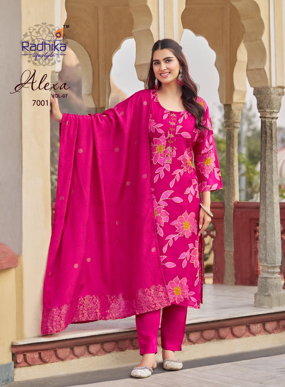 Radhika LifeStyle Alexa Vol 7 Catalog best place to buy kurti in wholesale in delhi