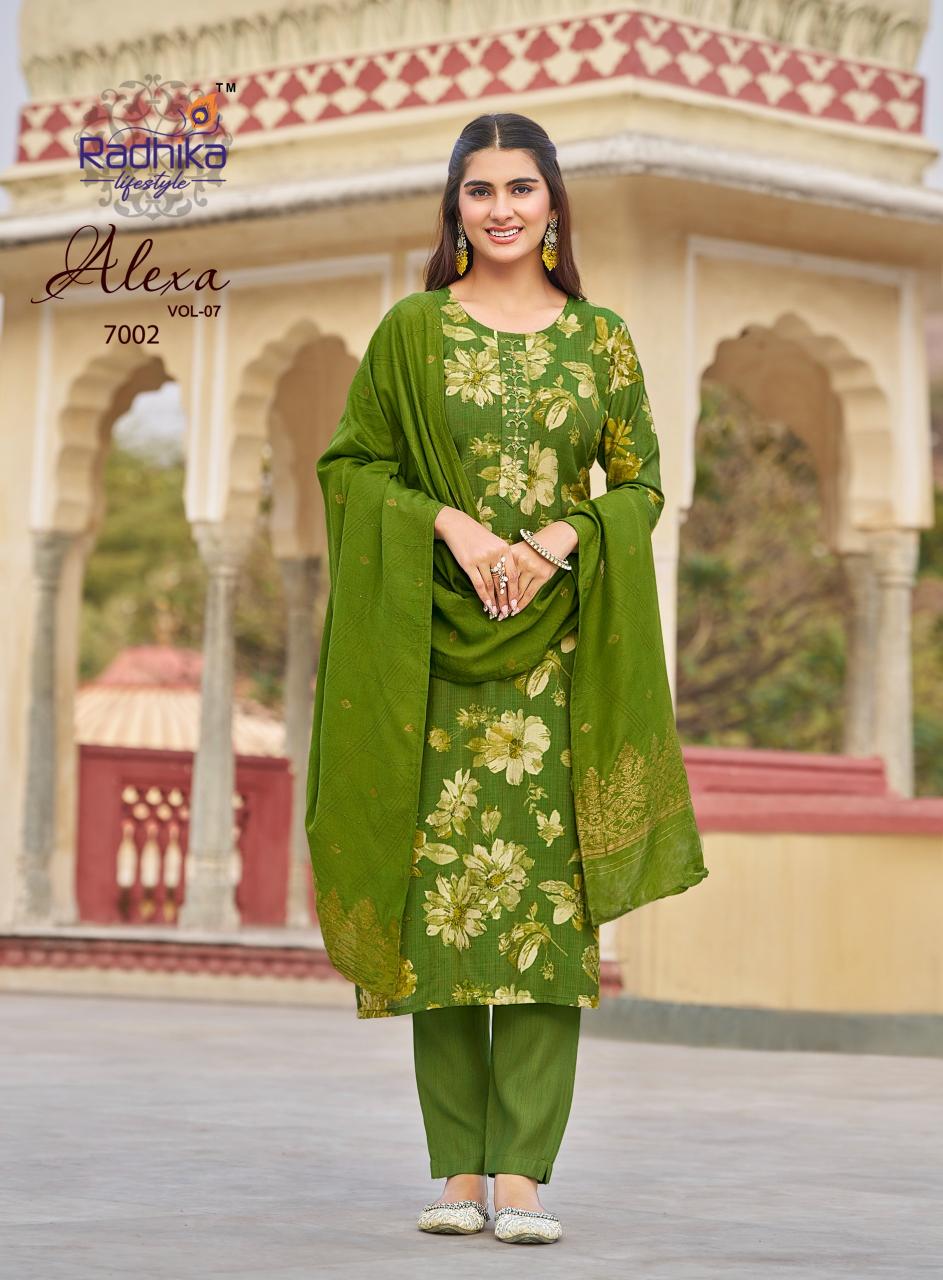 Radhika LifeStyle Alexa Vol 7 Catalog best place to buy kurti in wholesale in delhi