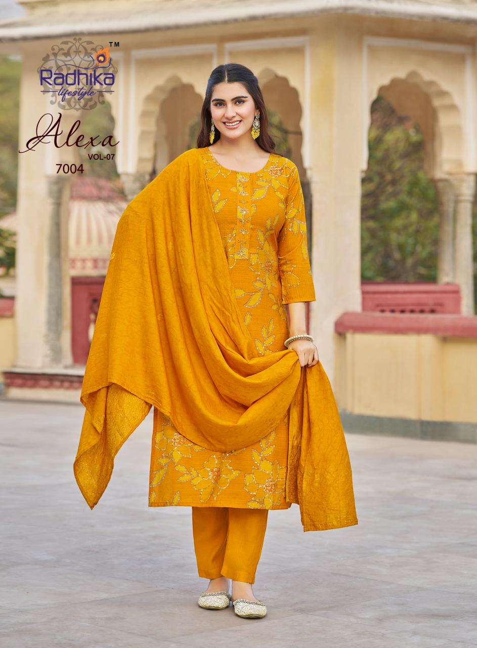 Radhika LifeStyle Alexa Vol 7 Catalog best place to buy kurti in wholesale in delhi