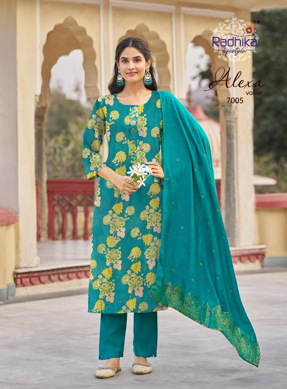 Radhika LifeStyle Alexa Vol 7 Catalog best place to buy kurti in wholesale in delhi