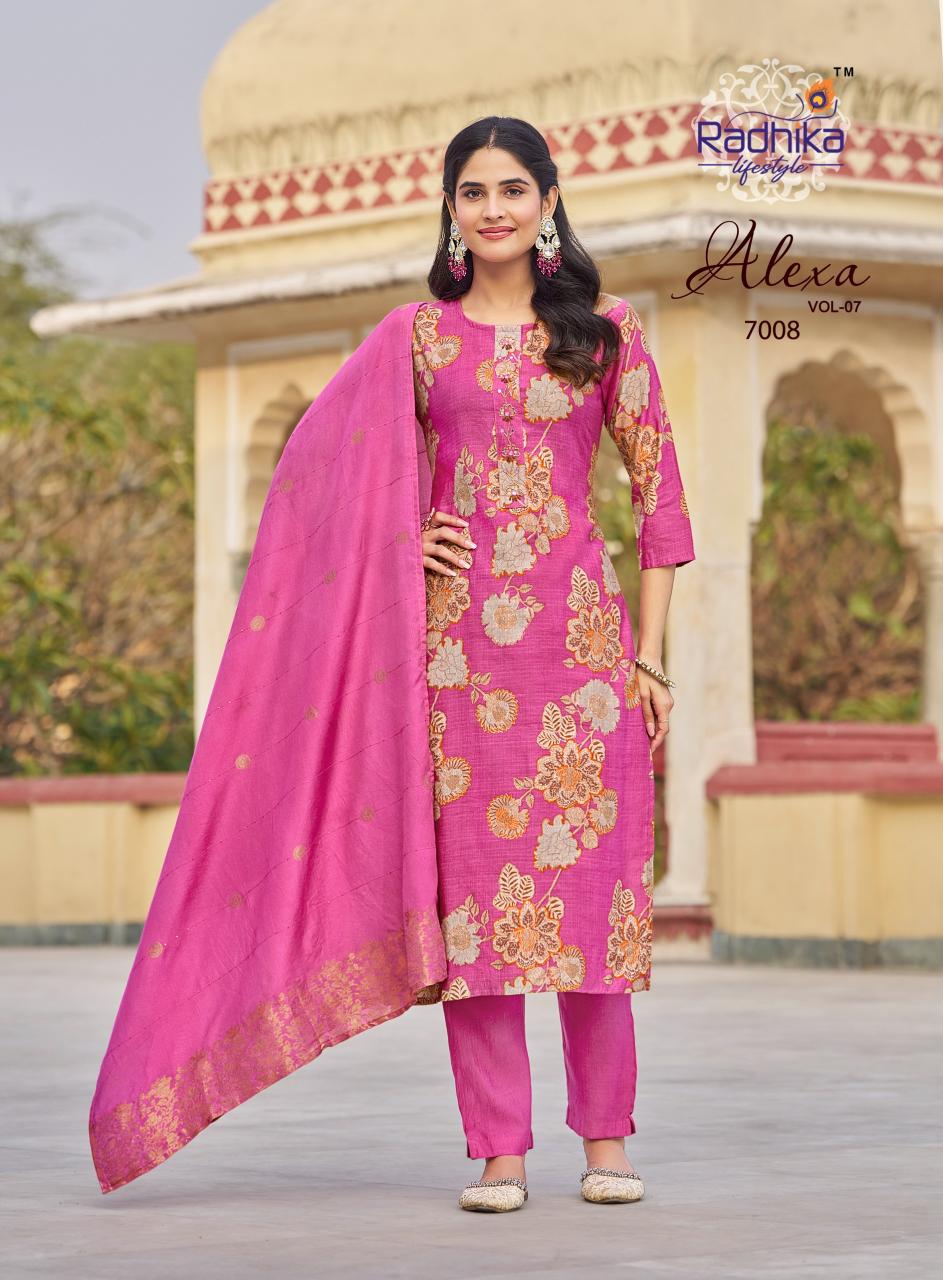 Radhika LifeStyle Alexa Vol 7 Catalog best place to buy kurti in wholesale in delhi