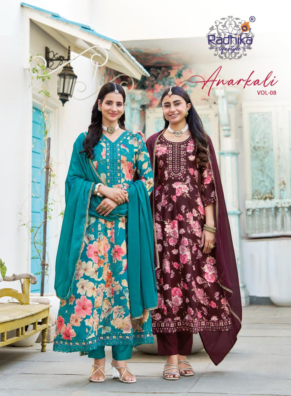 Radhika LifeStyle Anarkali Vol 8 Catalog anarkali kurtis wholesale online