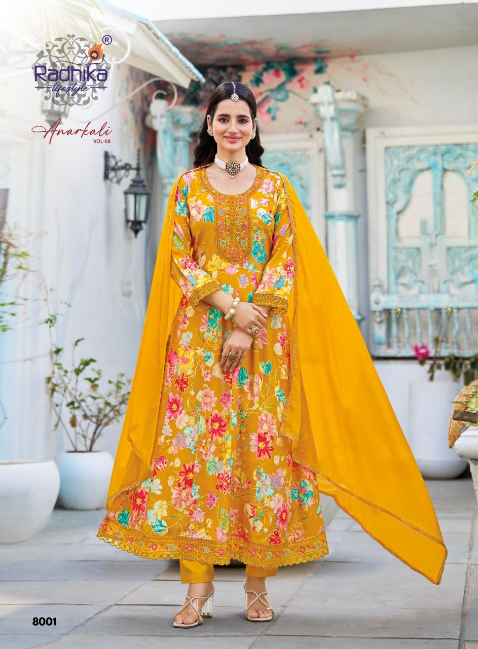 Radhika LifeStyle Anarkali Vol 8 Catalog anarkali kurtis wholesale online