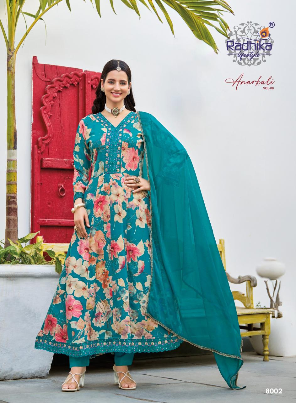 Radhika LifeStyle Anarkali Vol 8 Catalog anarkali kurtis wholesale online