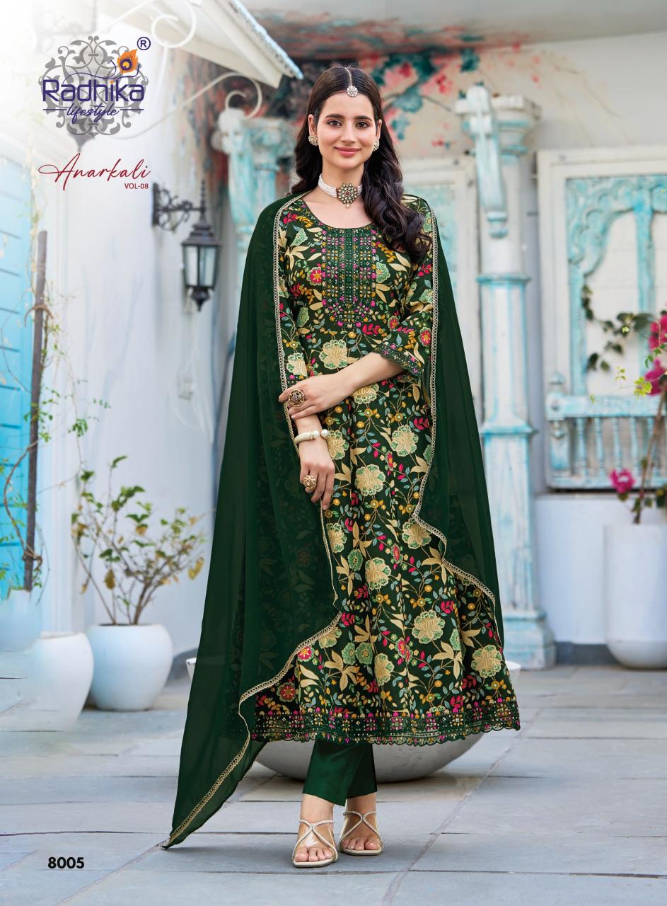 Radhika LifeStyle Anarkali Vol 8 Catalog anarkali kurtis wholesale online